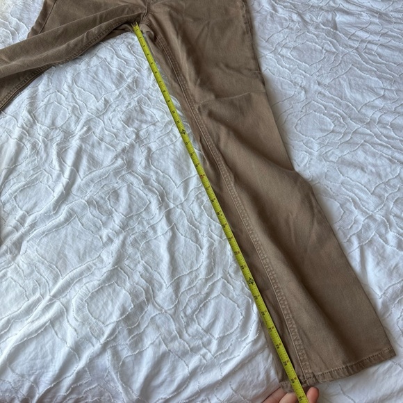 Liverpool Jeans Company Tan Straight Leg Pants Khaki - Picture 6 of 9